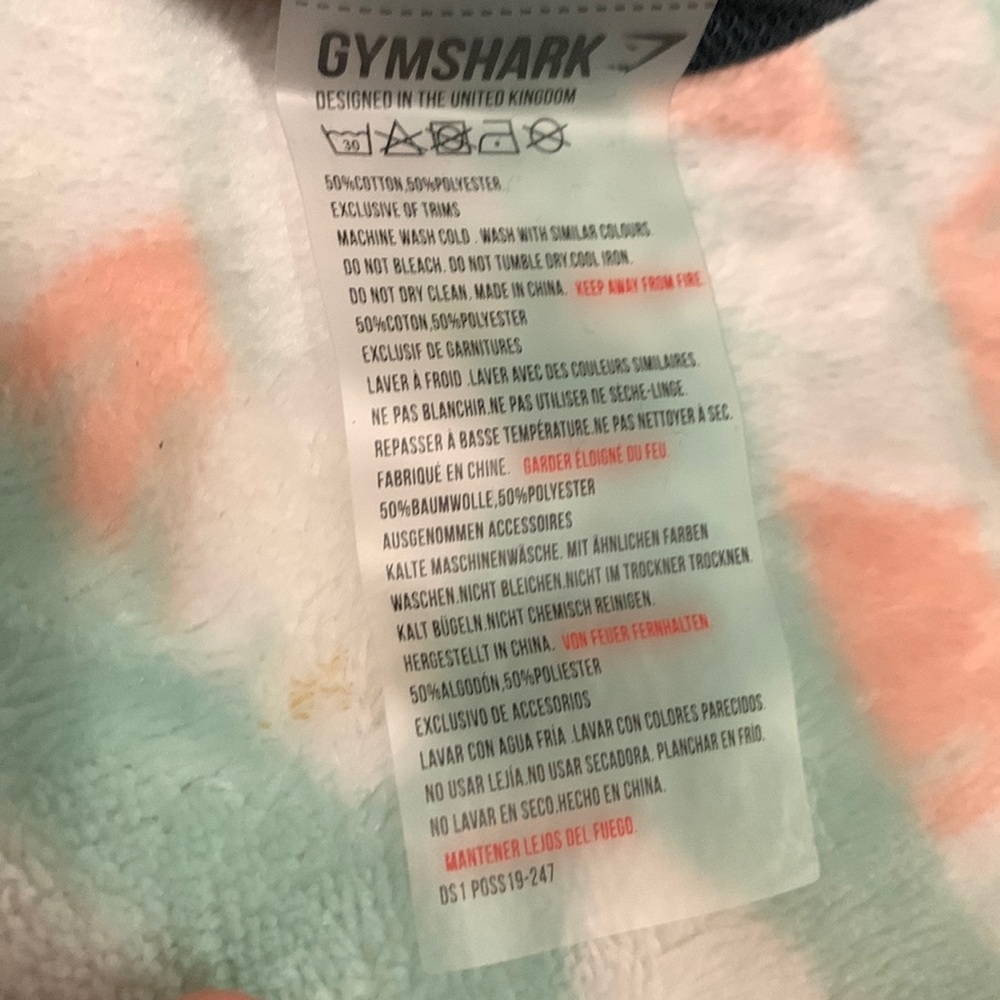 Gymshark nwt revival zip up crop top black grey in size xs - Picture 5 of 7